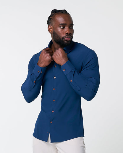 "The Howard" Solid Navy | State & Liberty Dress Shirts