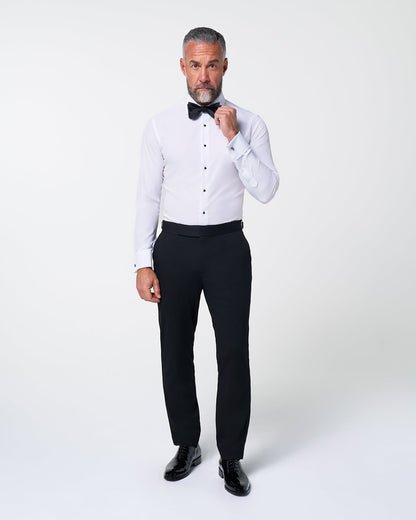 The Solid White Tuxedo Shirt | State & Liberty Dress Shirts