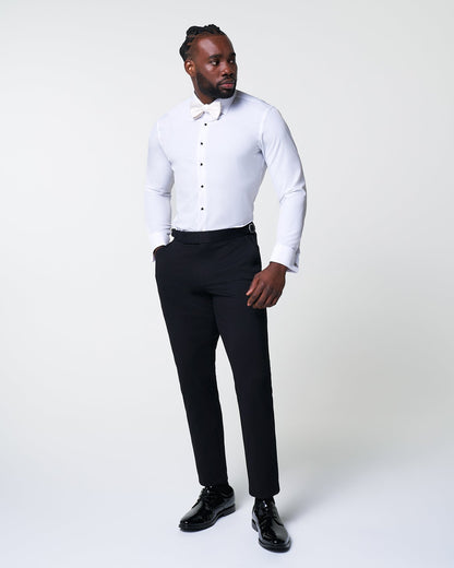 The Solid White Tuxedo Shirt | State & Liberty Dress Shirts