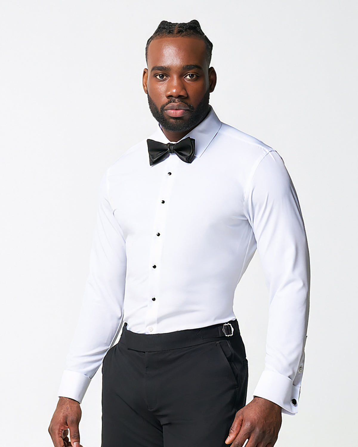 The Solid White Tuxedo Shirt | State & Liberty Dress Shirts