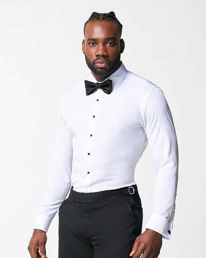 The Solid White Tuxedo Shirt | State & Liberty Dress Shirts