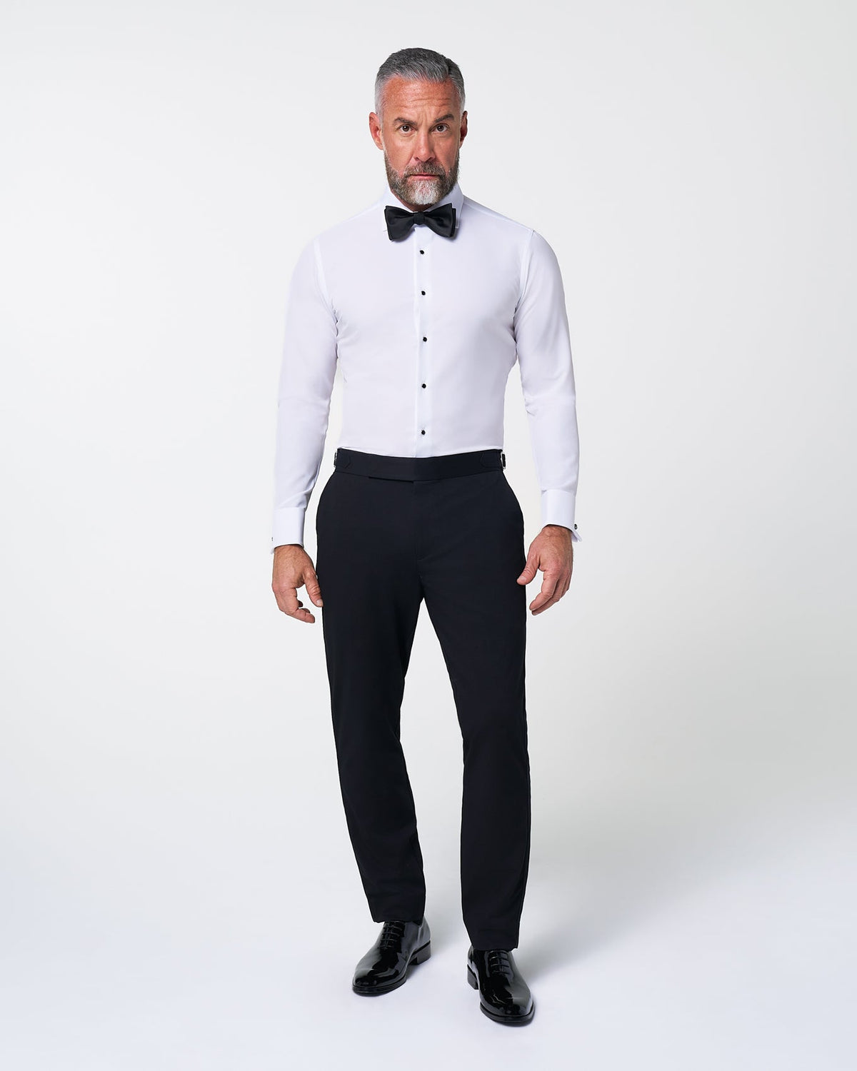 The Solid White Tuxedo Shirt | State & Liberty Dress Shirts