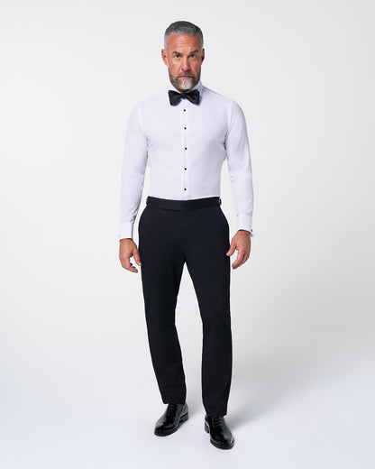 The Solid White Tuxedo Shirt | State & Liberty Dress Shirts