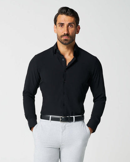 "The Von" Solid Black | State & Liberty Dress Shirts