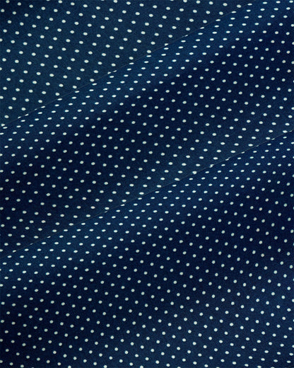 "The Boylston" Navy with White Polka Dots | State & Liberty Dress Shirts