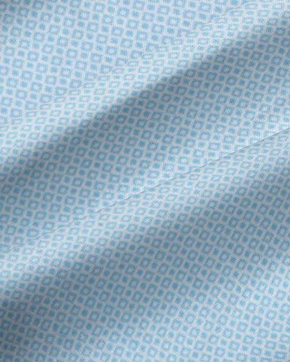 "The Stone" Light Blue Micro Diamond Geo Print | State & Liberty Dress Shirts