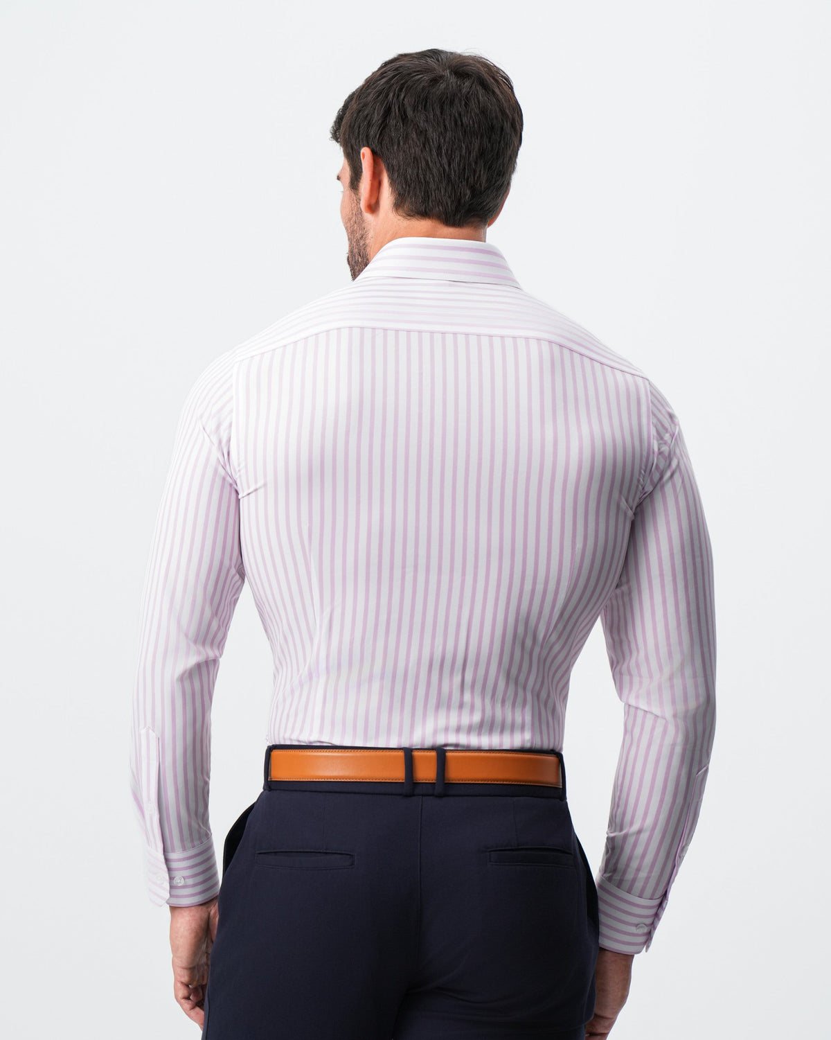 "The Broadway" Pink Mid-Stripe | State & Liberty Dress Shirts