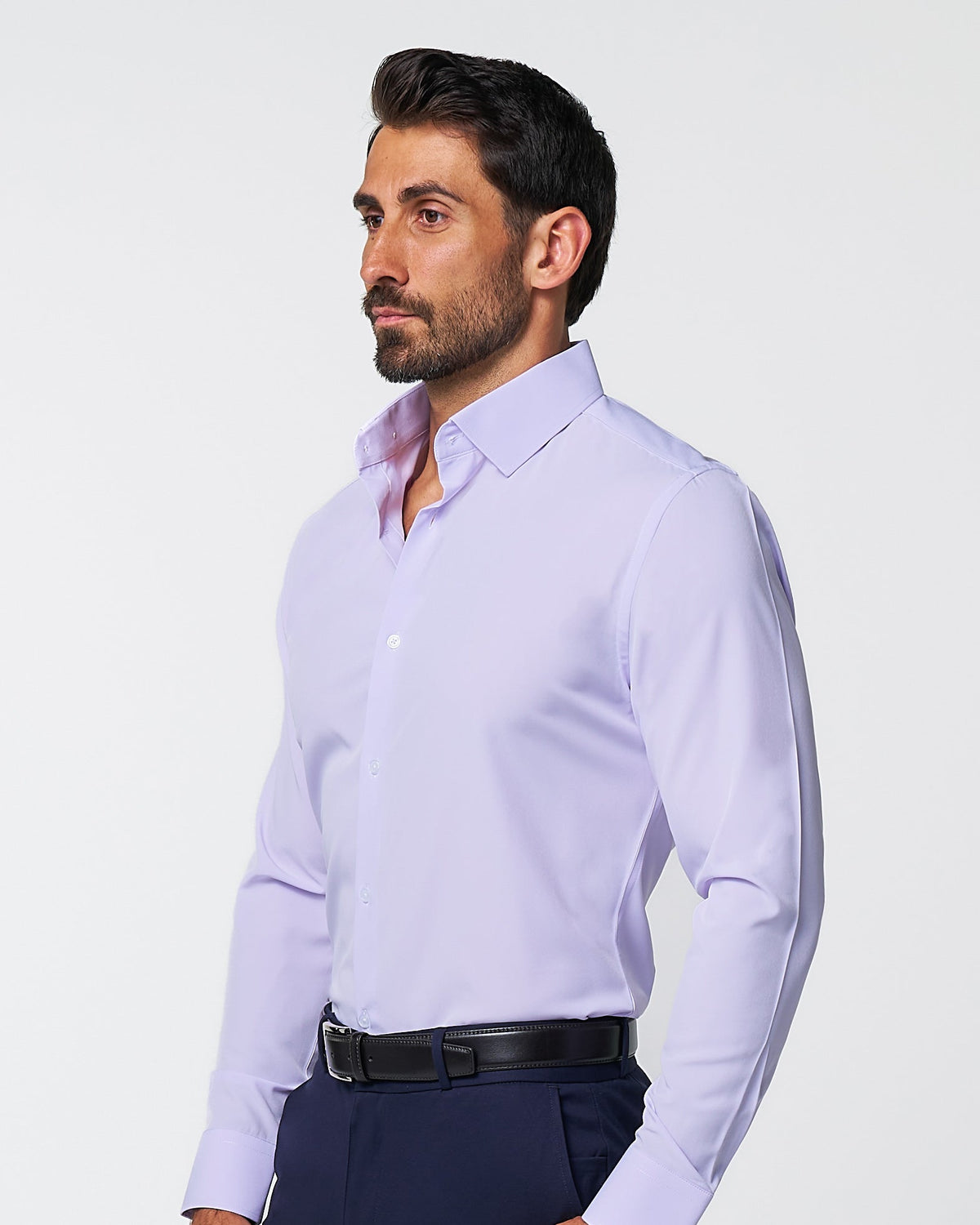 "The Iris" Solid Light Lilac | State & Liberty Dress Shirts
