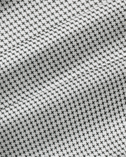 "The Empire" Black Houndstooth | State & Liberty Dress Shirts