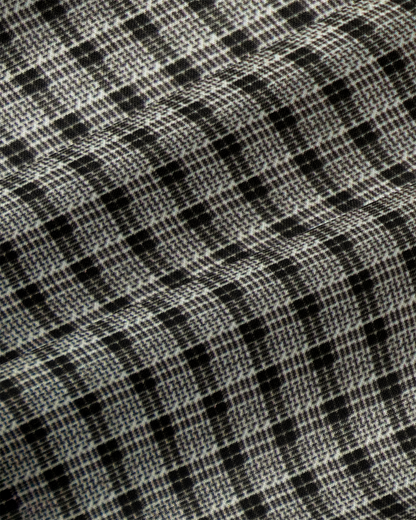 "The Mantle" White & Black Plaid | State & Liberty Dress Shirts