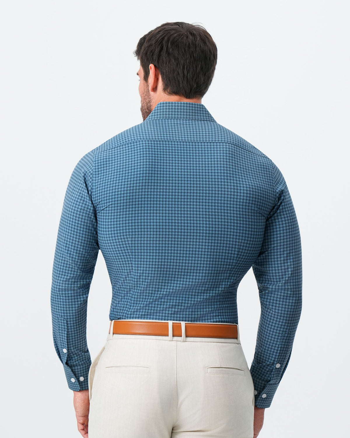 "The Montgomery" Teal & Navy Gingham | State & Liberty Dress Shirts