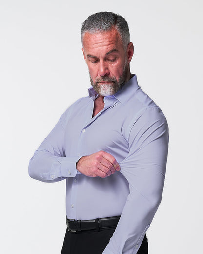 "The Melrose" Light Purple Weave | State & Liberty Dress Shirts