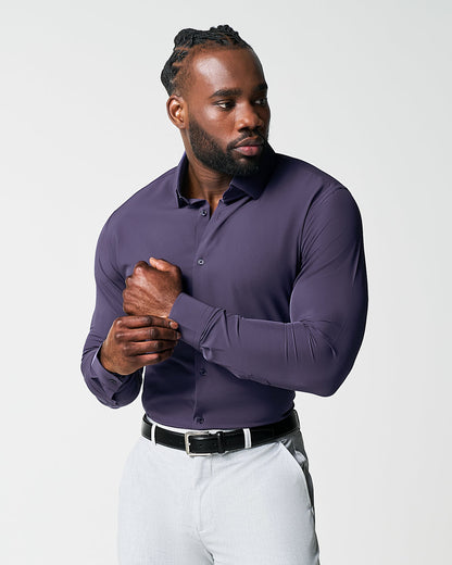 "The Hawkeye" Solid Plum | State & Liberty Dress Shirts