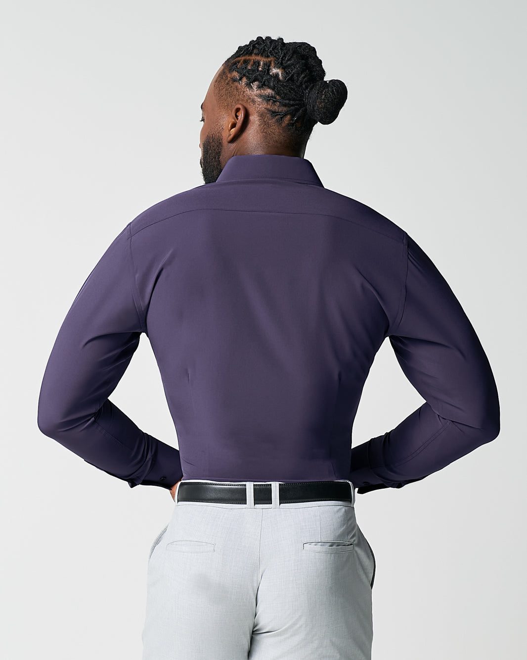 "The Hawkeye" Solid Plum | State & Liberty Dress Shirts