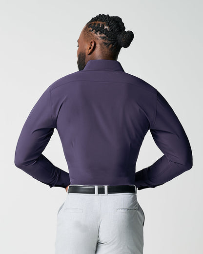 "The Hawkeye" Solid Plum | State & Liberty Dress Shirts