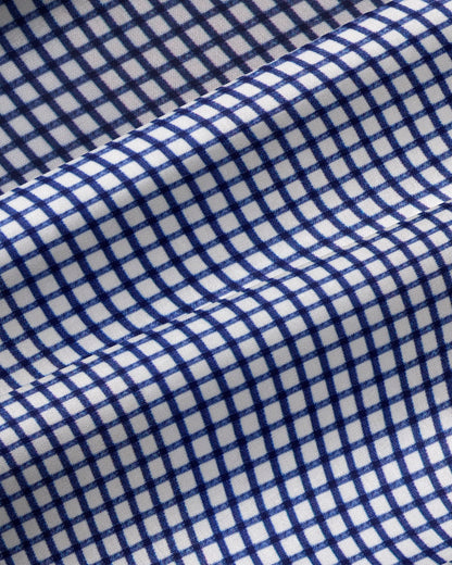 "The Wyndham" Royal Blue & White Square | State & Liberty Dress Shirts