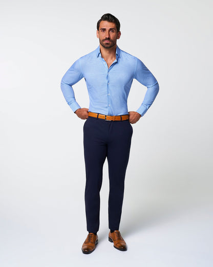 "The Niko" Blue Mini Lock | State & Liberty Dress Shirts