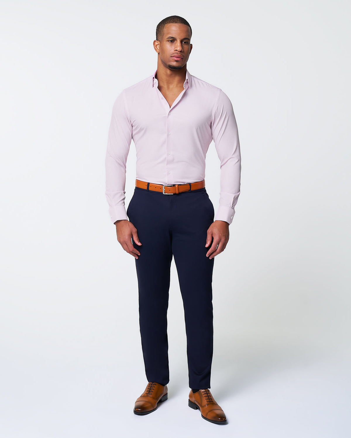 "The Winchester" Pink Weave | State & Liberty Dress Shirts