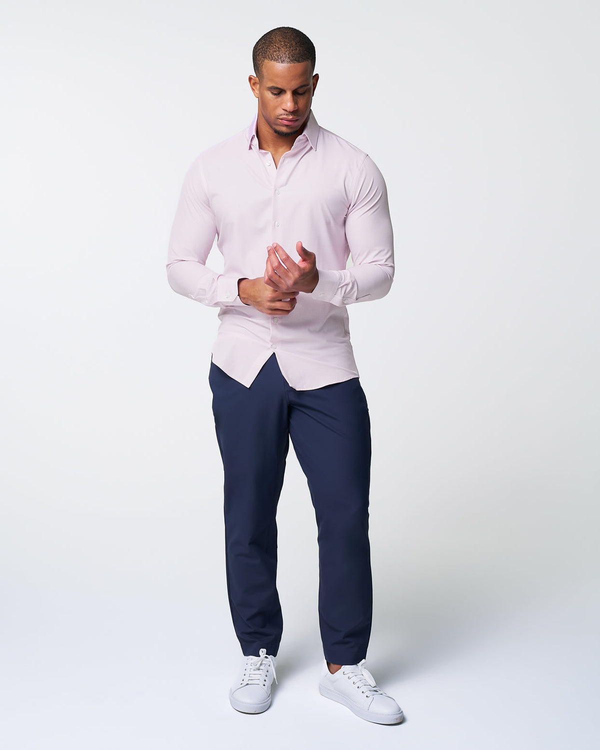 "The Winchester" Pink Weave | State & Liberty Dress Shirts