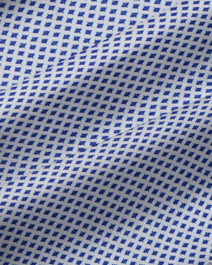 "The Charles" Navy Diamond Dress Shirt | State & Liberty Dress Shirts