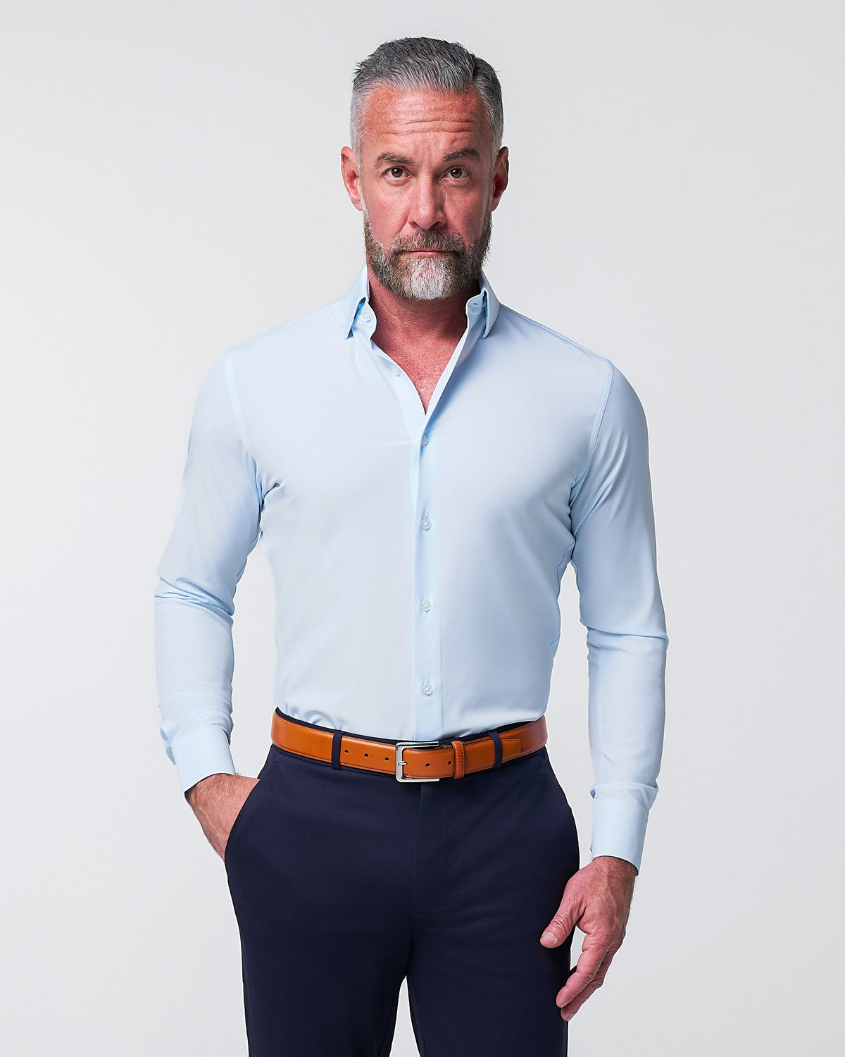 "The Javier" Pale Blue | State & Liberty Dress Shirts