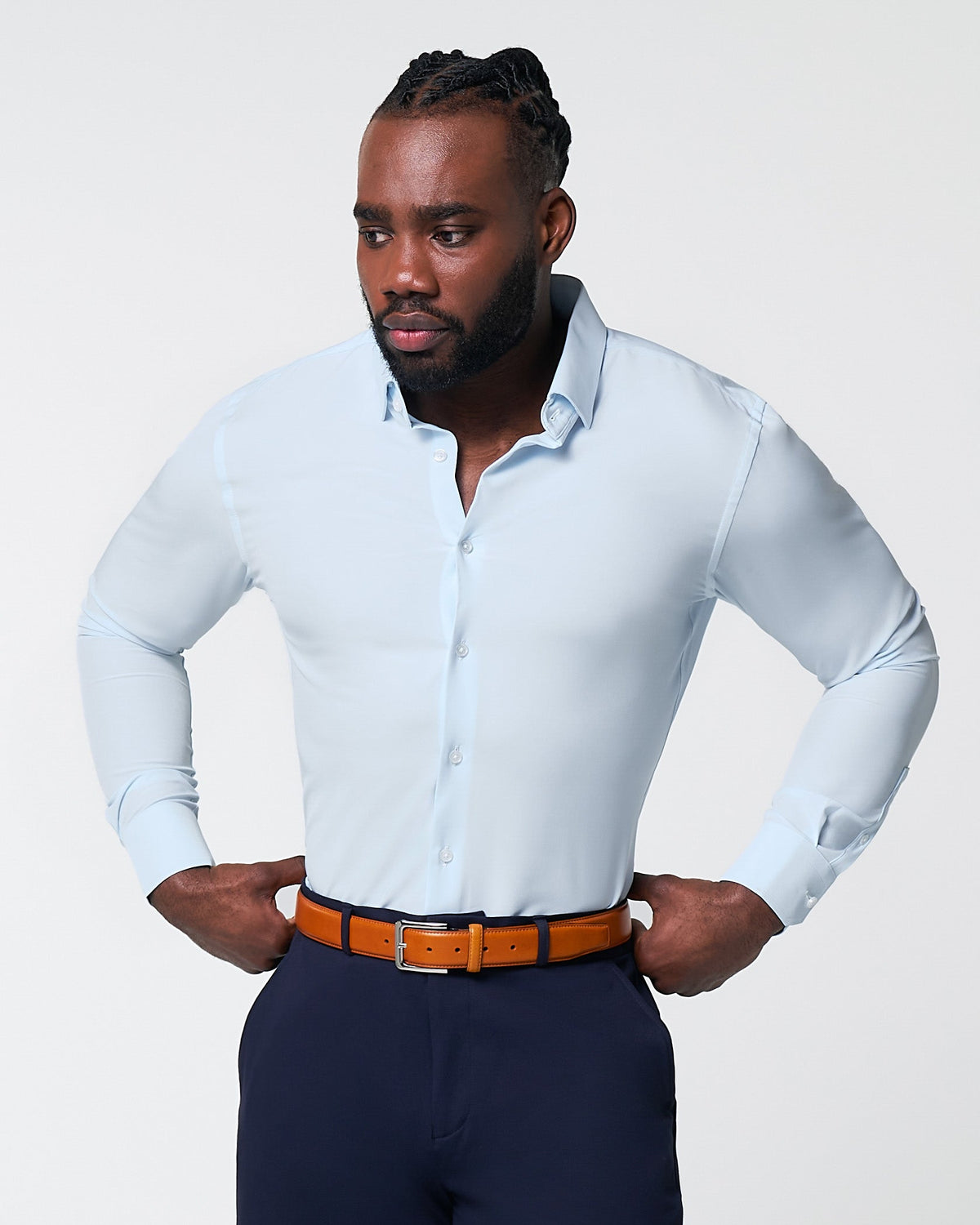 "The Javier" Pale Blue | State & Liberty Dress Shirts