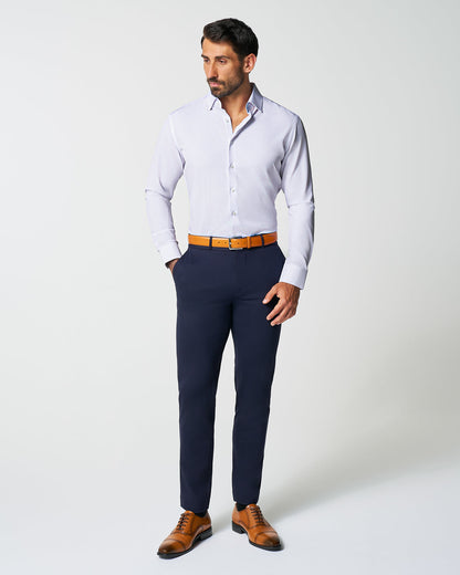"The Brady" Light Pink & Light Blue Mini Check | State & Liberty Dress Shirts