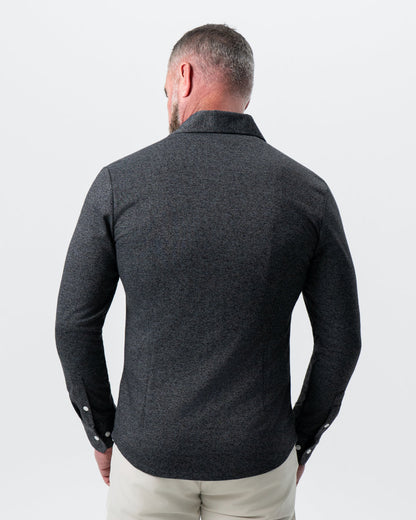 Patch Pocket Button Down - Charcoal | State & Liberty Dress Shirts