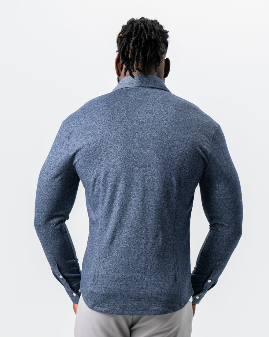 Patch Pocket Button Down - Navy | State & Liberty Dress Shirts