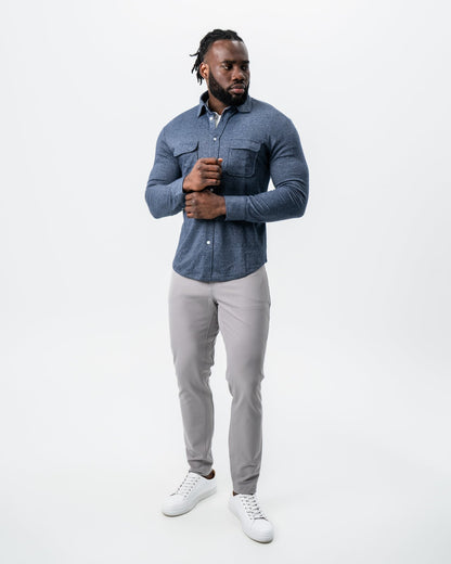Patch Pocket Button Down - Navy | State & Liberty Dress Shirts