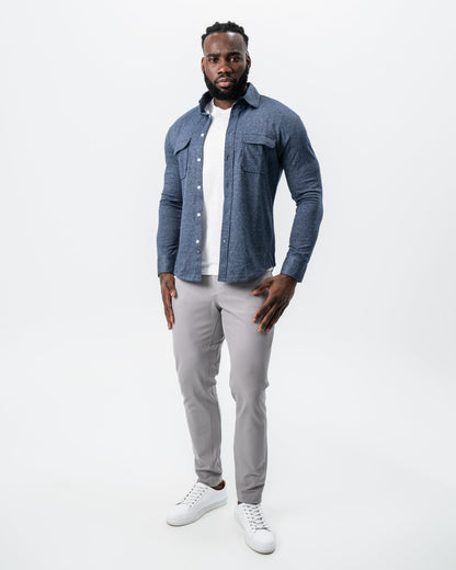 Patch Pocket Button Down - Navy | State & Liberty Dress Shirts