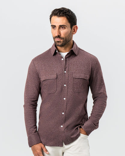 Patch Pocket Button Down - Brown | State & Liberty Dress Shirts