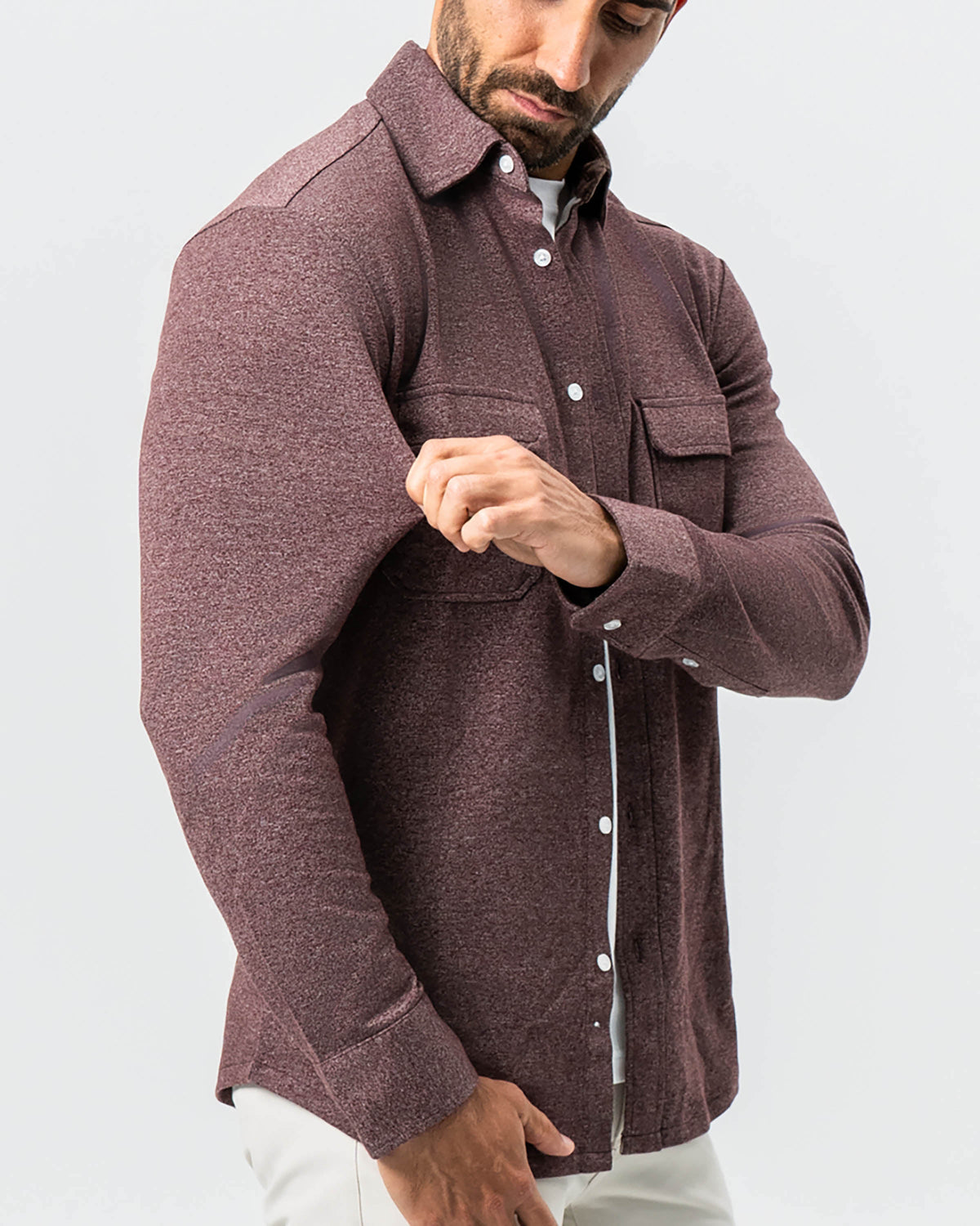 Patch Pocket Button Down - Brown | State & Liberty Dress Shirts