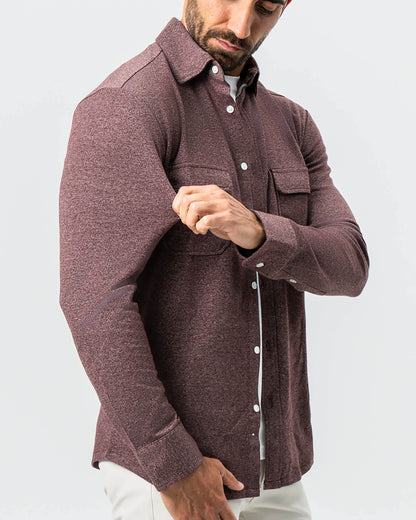 Patch Pocket Button Down - Brown | State & Liberty Dress Shirts