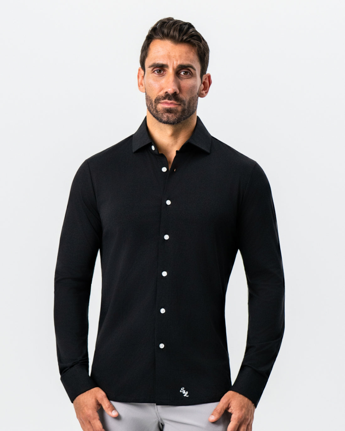 "The Dexter" Black Button Down | State & Liberty Dress Shirts