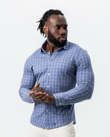 "The Davy" Navy, Light Blue, and Cream Button Down | State & Liberty Dress Shirts