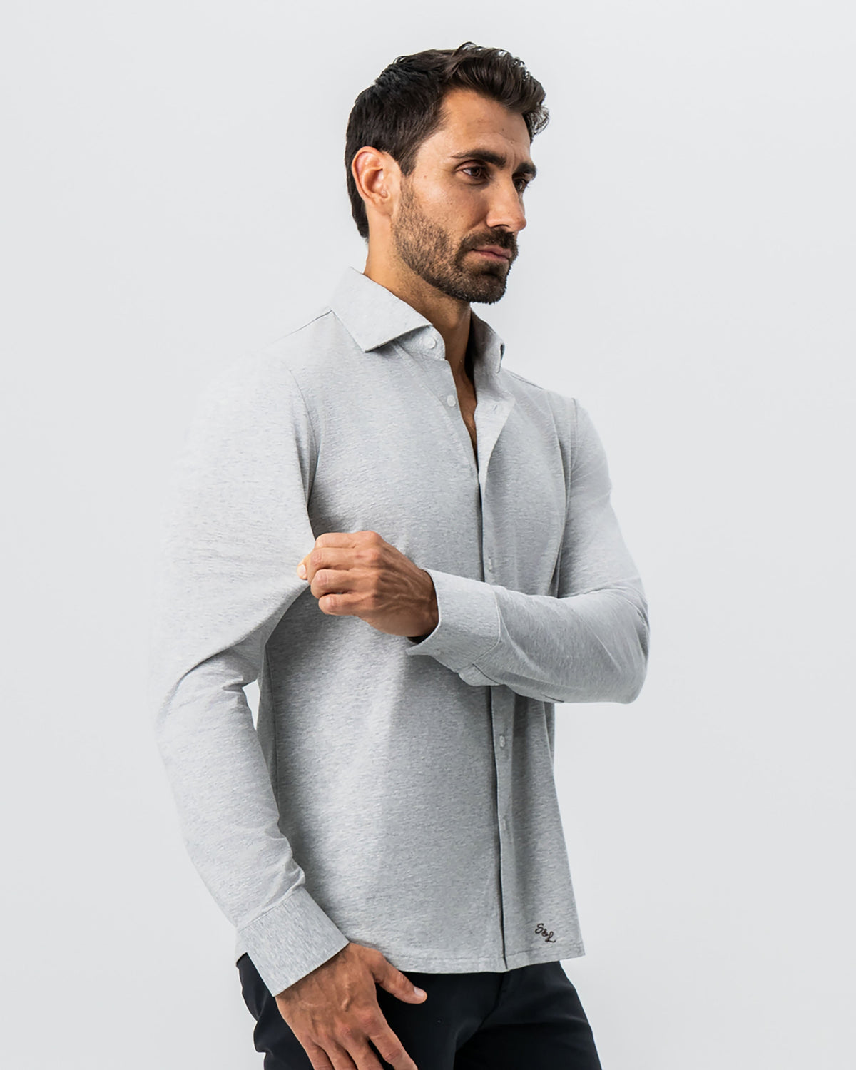 "The Fowler" Grey Button Down | State & Liberty Dress Shirts