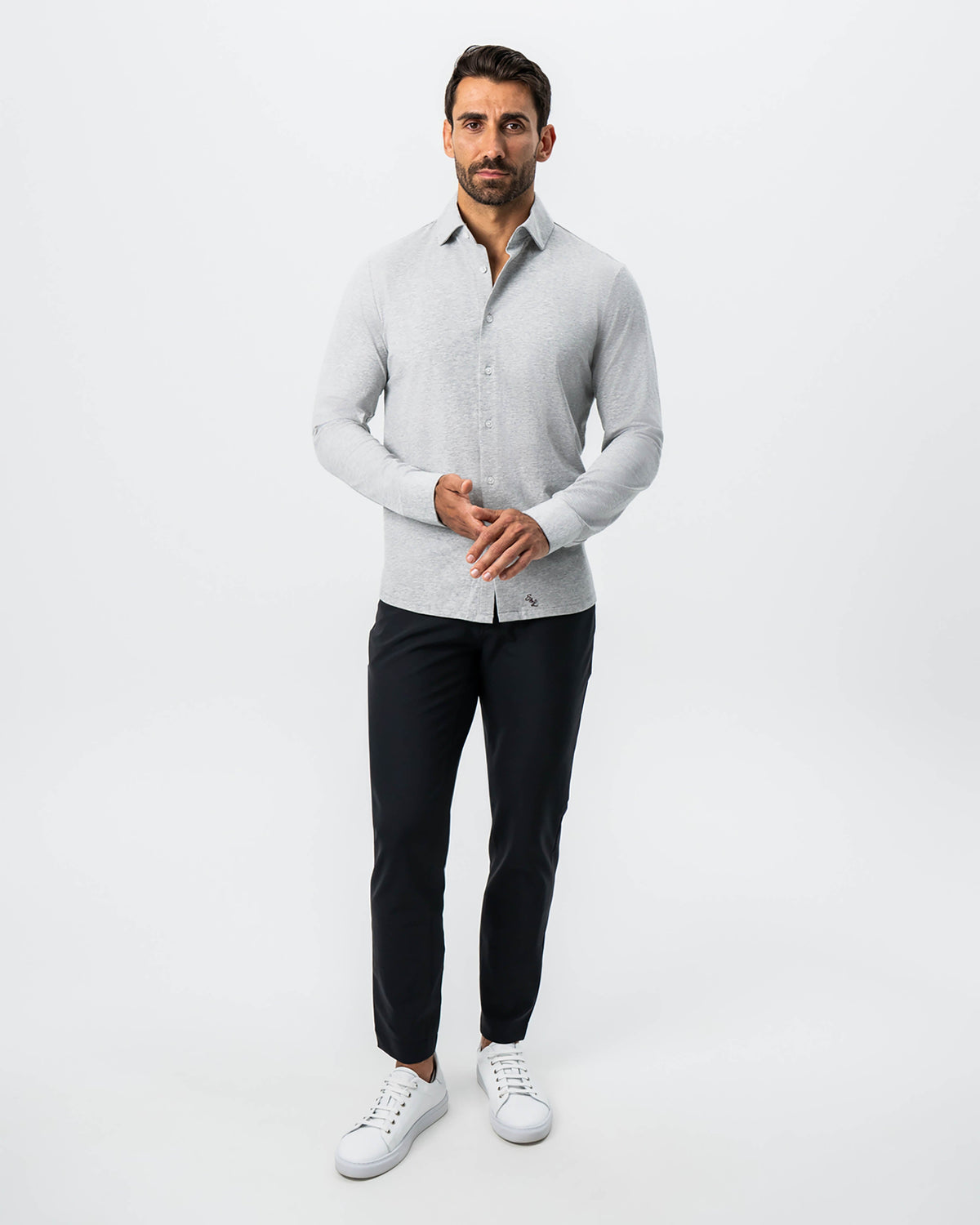 "The Fowler" Grey Button Down | State & Liberty Dress Shirts