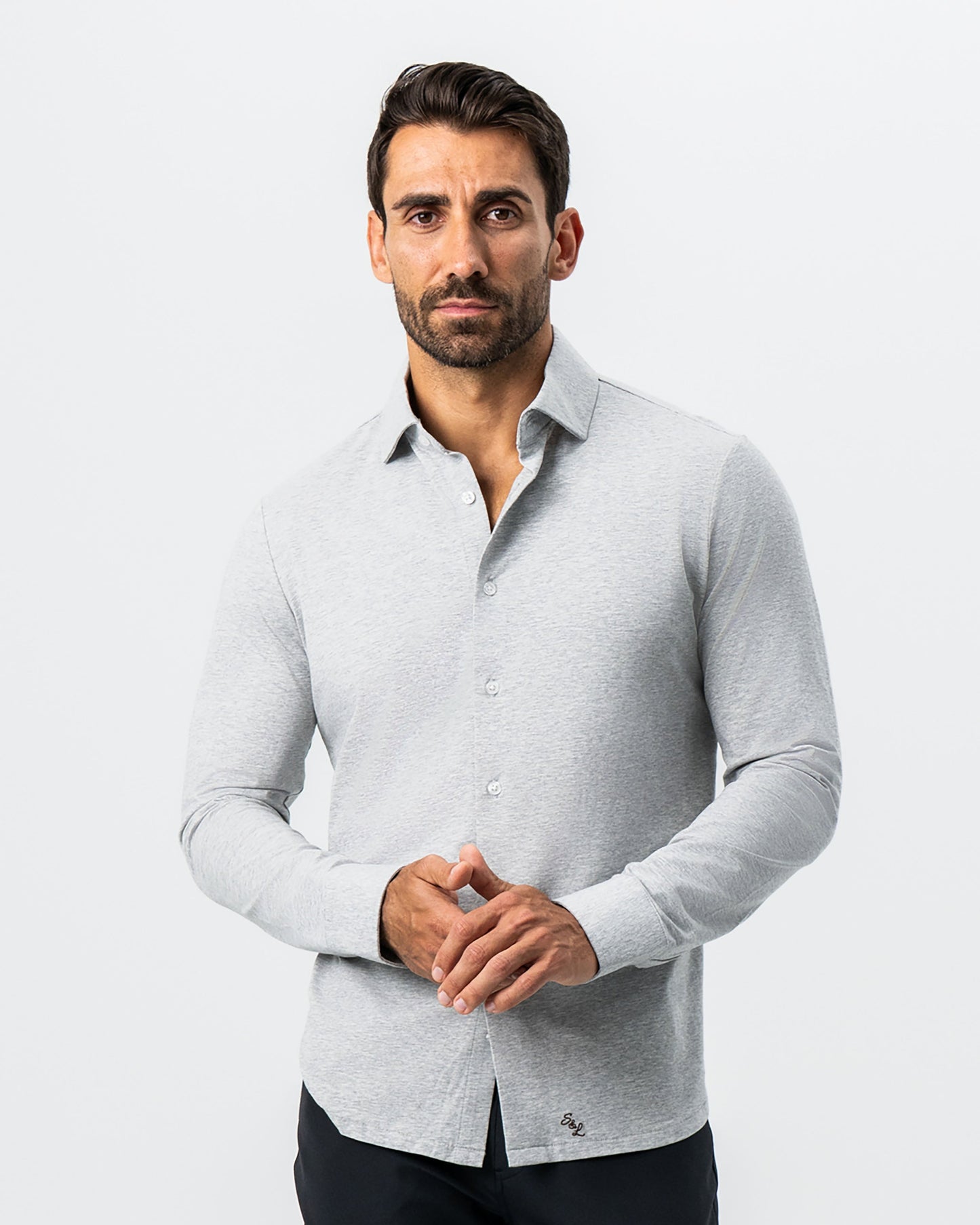 "The Fowler" Grey Button Down | State & Liberty Dress Shirts