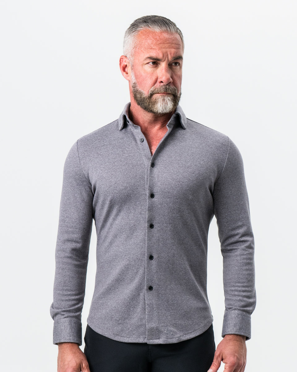 "The Onyx" Charcoal Button Down | State & Liberty Dress Shirts