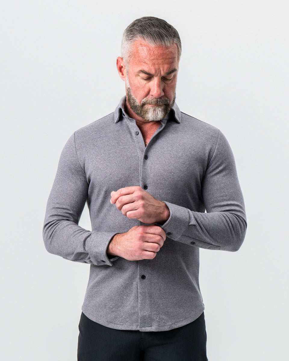 "The Onyx" Charcoal Button Down | State & Liberty Dress Shirts