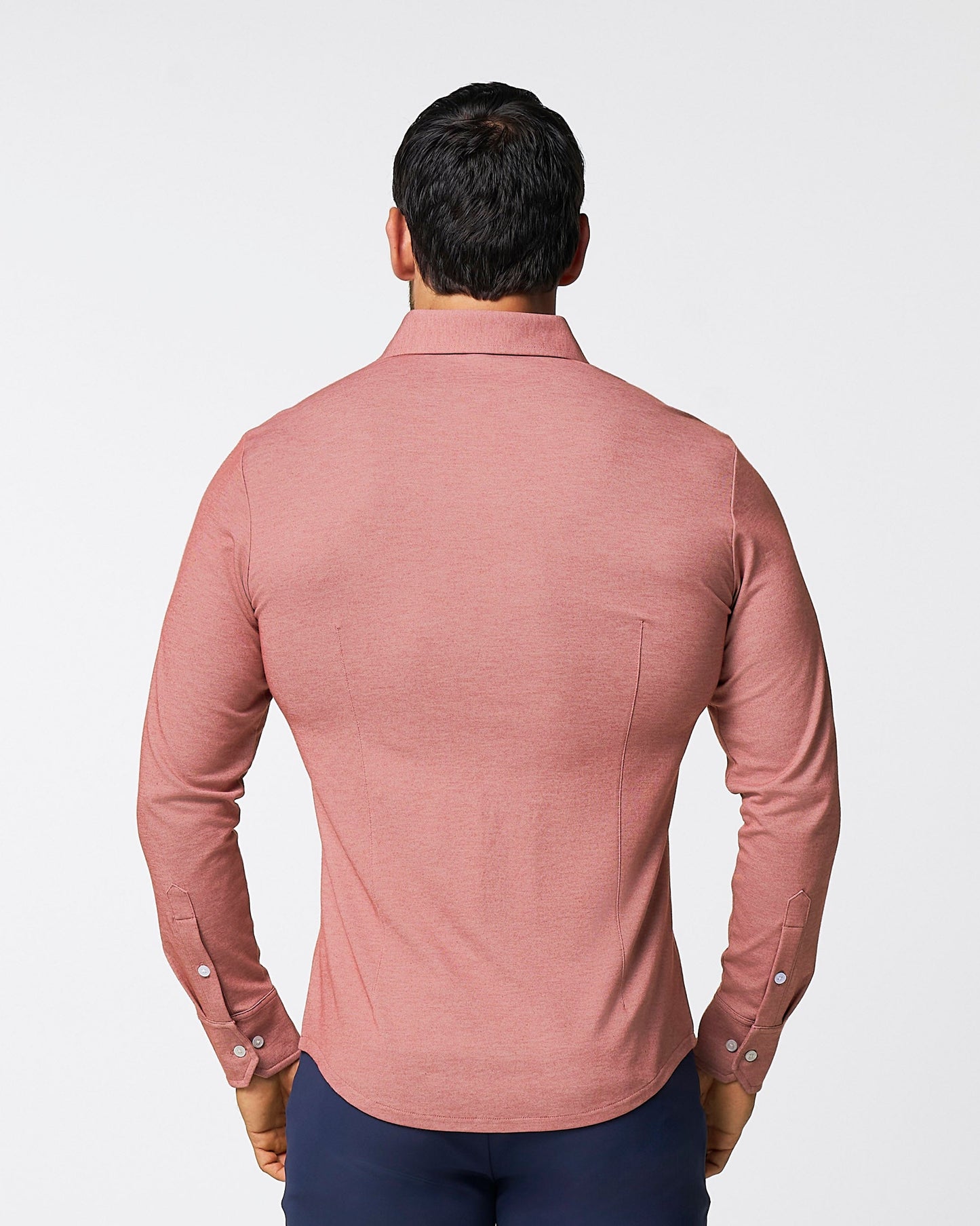"The Jace" Maroon Pique Button Down | State & Liberty Dress Shirts