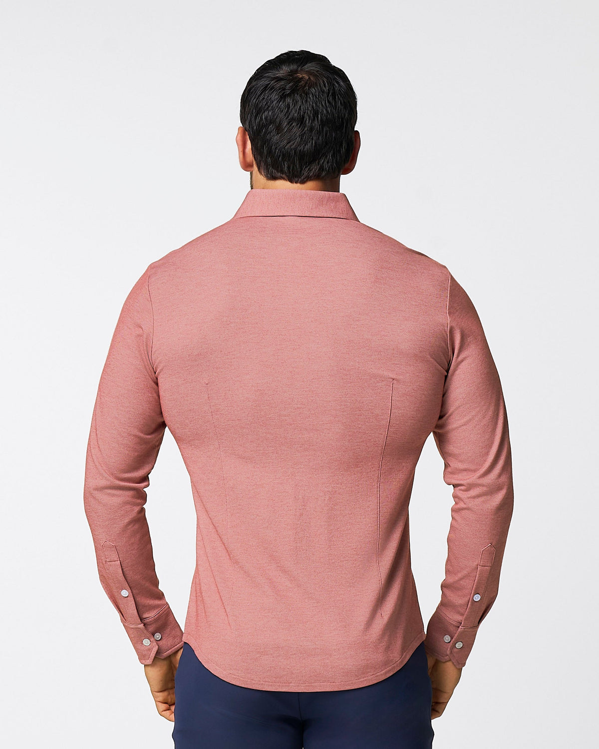 "The Jace" Maroon Pique Button Down | State & Liberty Dress Shirts
