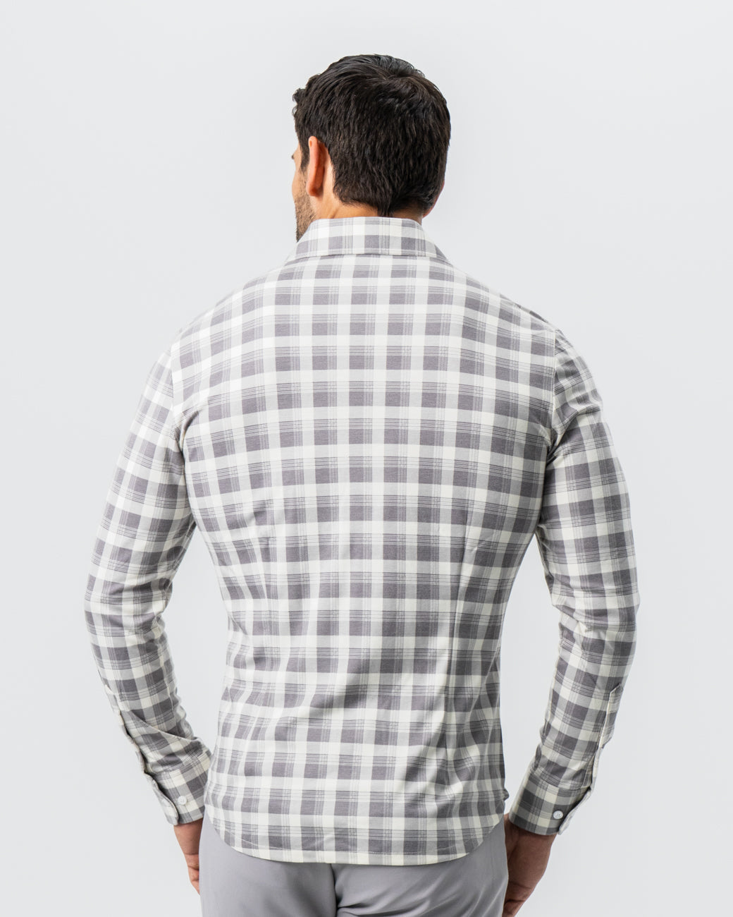 "The Holden" Grey Plaid Button Down | State & Liberty Dress Shirts