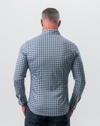 "The Ace" Big Navy Check Button Down | State & Liberty Dress Shirts