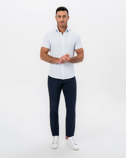 "The Rio" Light Blue Pinstripe | State & Liberty Tops