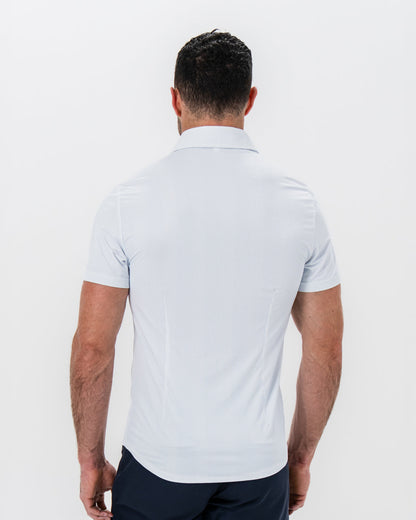 "The Rio" Light Blue Pinstripe | State & Liberty Tops