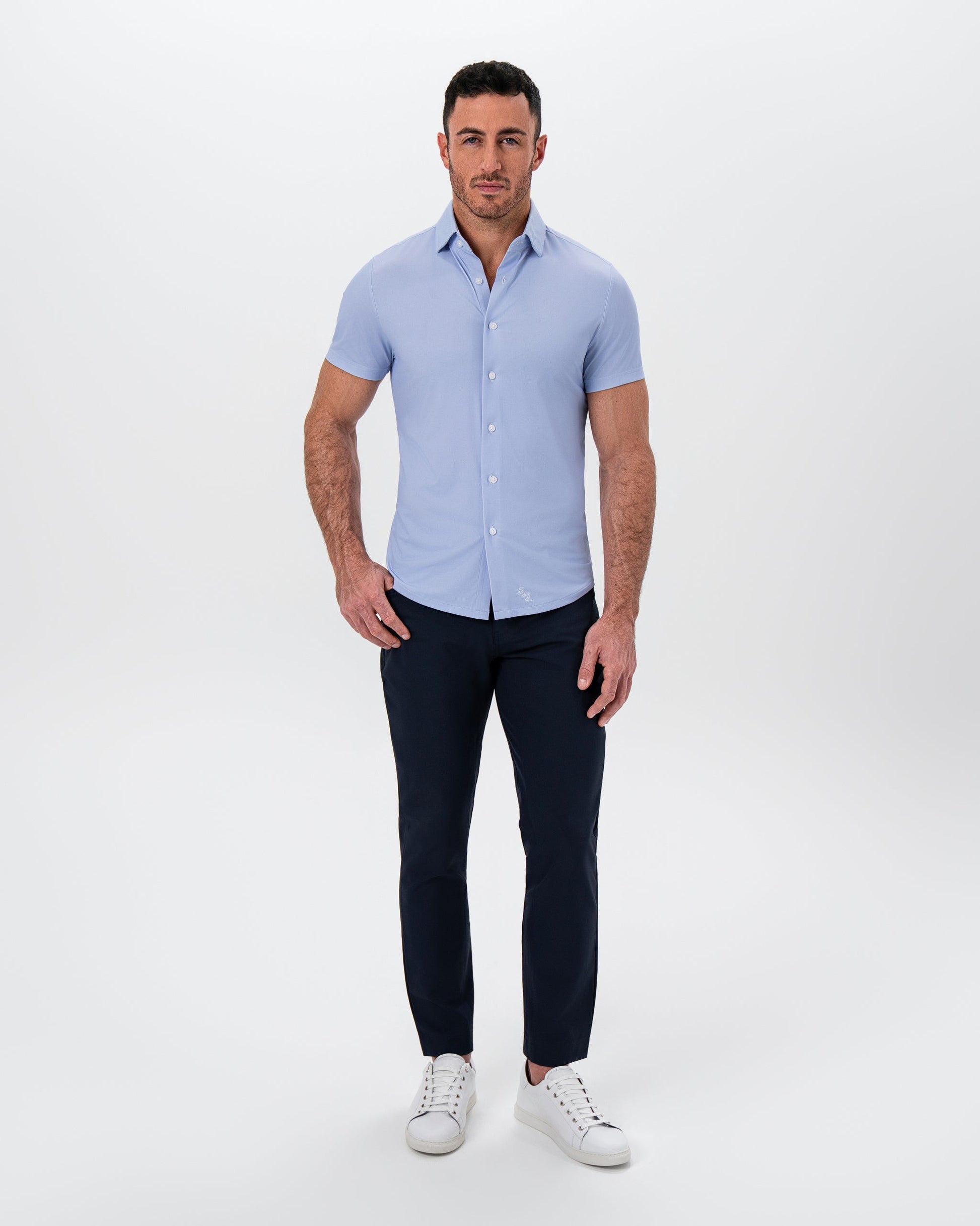 "The Cabo" Light Blue Weave | State & Liberty Tops