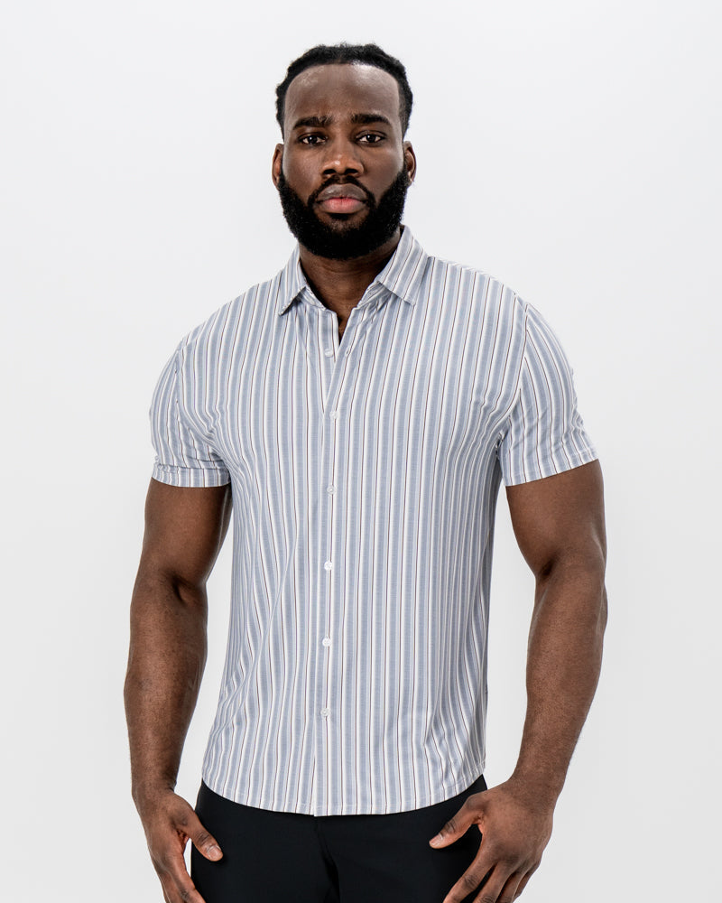 "The Montana" Bengal Mini Stripe | State & Liberty Tops