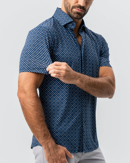 "The Theo" Geo Flower Print | State & Liberty Tops